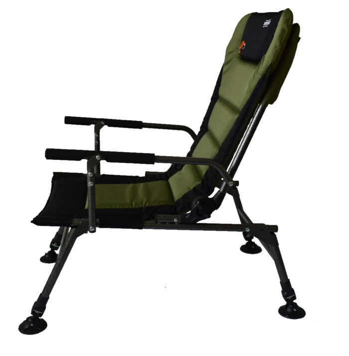 Розкладне карпове крісло для риболовлі Novator SR-2 Comfort + Підставка Novator POD-1 Comfort - Зображення 3