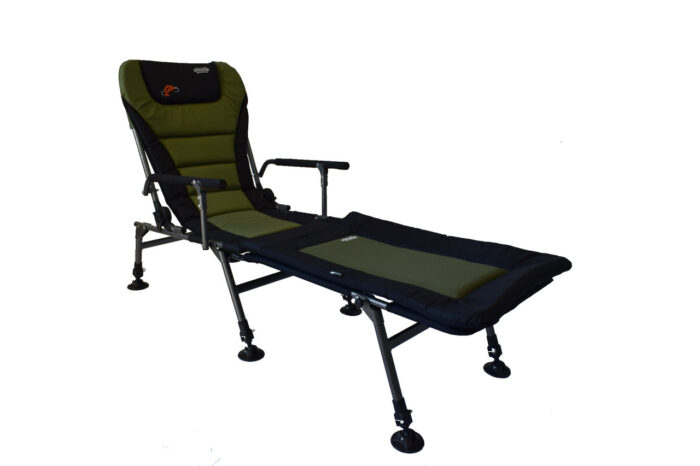 Розкладне карпове крісло для риболовлі Novator SR-2 Comfort + Підставка Novator POD-1 Comfort - Зображення 8