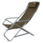 Крісло-шезлонг для риболовлі туризму і кемпінгу Novator SH-7 Brown - Зображення 7