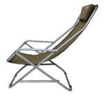 Крісло-шезлонг для риболовлі туризму і кемпінгу Novator SH-7 Brown - Зображення 3