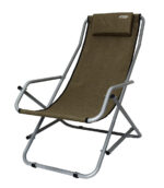 Крісло-шезлонг для риболовлі туризму і кемпінгу Novator SH-7 Brown - Зображення 4