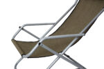 Крісло-шезлонг для риболовлі туризму і кемпінгу Novator SH-7 Brown - Зображення 8
