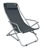 Крісло-шезлонг для риболовлі і туризму Novator SH-7 Grey