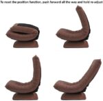 Розкладне крісло OSLO O2 коричневого кольору - Зображення 5