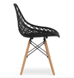 Ажурний Стілець Modern OSLO DSW чорне для кухні-їдальні . 3558 - Зображення 4