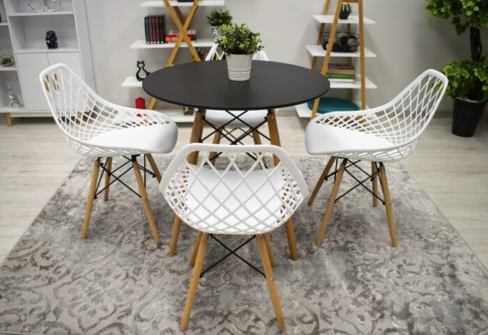 Ажурне крісло MODERN OSLO DSW Біле 3559 - Зображення 5