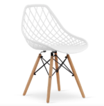 Ажурне крісло MODERN OSLO DSW Біле 3559