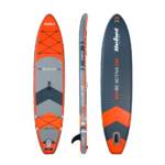 Надувна SUP-дошка Rebel RBA-4500-OR для плавання, комплект весл дроп-стібк 350 см - Зображення 2
