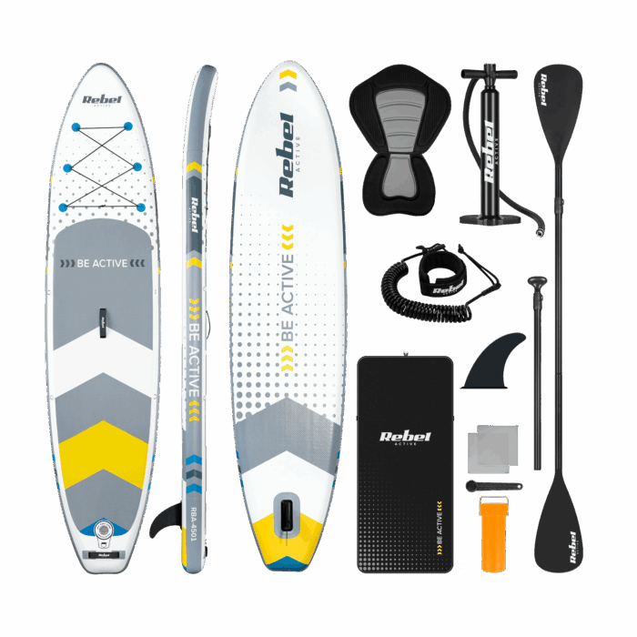 Надувна дошка Rebel SUP з сидінням для плавання, RBA4501 350 см - Зображення 1