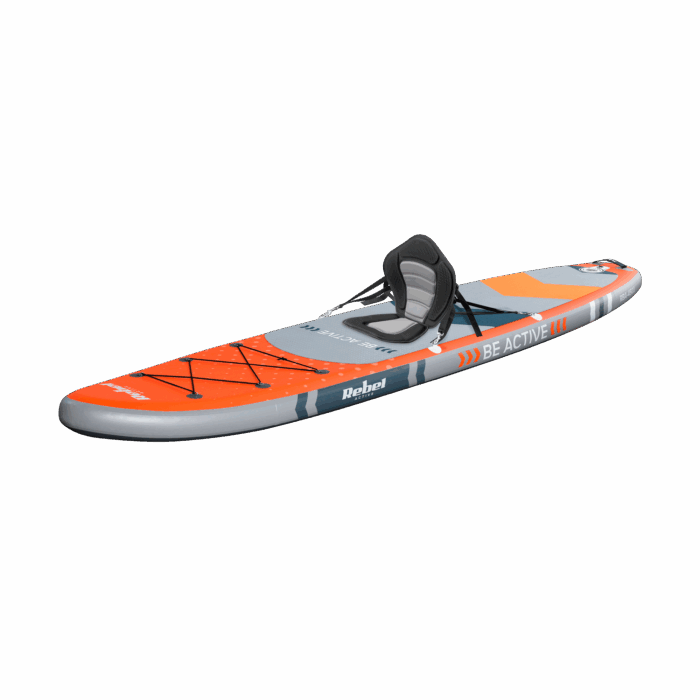 Надувна дошка Rebel SUP з сидінням для плавання, RBA-4501-OR 350 см - Зображення 3