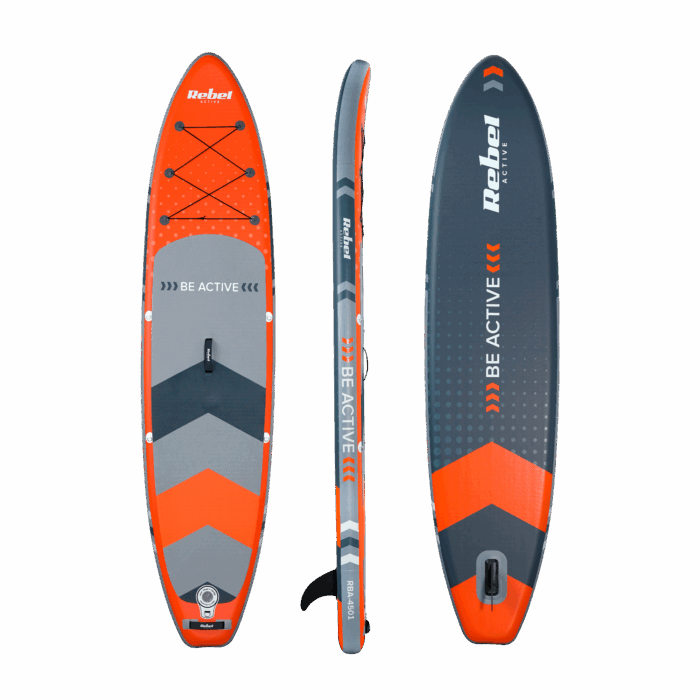 Надувна дошка Rebel SUP з сидінням для плавання, RBA-4501-OR 350 см - Зображення 2