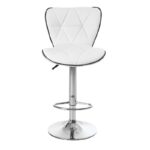 Барне крісло LUNA-WH-CH біла екошкіра на хромованій основі - Зображення 3