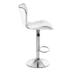 Барне крісло LUNA-WH-CH біла екошкіра на хромованій основі - Зображення 4