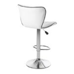 Барне крісло LUNA-WH-CH біла екошкіра на хромованій основі - Зображення 5