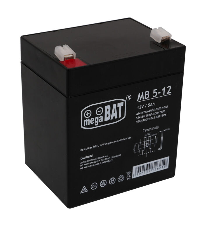Автомобільний акумулятор 12V/5AH - Зображення 2