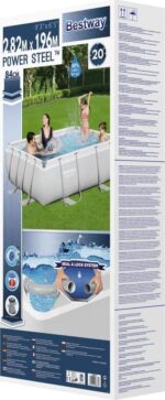 Басейн каркасний прямокутний 4в1 Bestway 56629, 282 x 196 x 84 см - Зображення 6