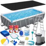 Басейн каркасний прямокутний 17в1 Bestway 56465, 549 x 274 x 122 см