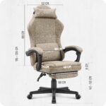 Ігрове крісло Cabro C503 бежеве-тканина - Зображення 5