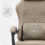 Ігрове крісло Cabro C503 бежеве-тканина - Зображення 7