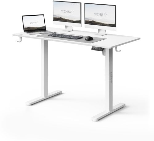 14490994_0_i500 Геймерський стіл SENSE7 Nojo LIGHT 120 см x 60 см ( White ) - Зображення 1