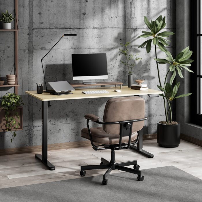 Геймерський стіл SENSE7 Nojo LIGHT 140 см x 70 см ( Black , pine) - Зображення 2