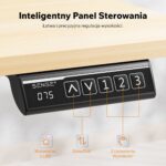 Геймерський стіл SENSE7 Nojo LIGHT 140 см x 70 см ( Black , pine) - Зображення 5