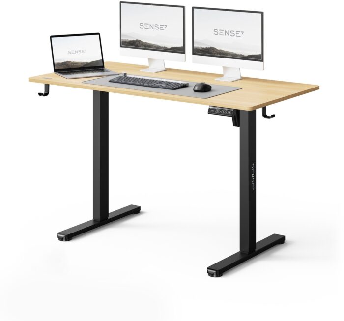 Геймерський стіл SENSE7 Nojo LIGHT 120 см x 60 см ( Black , pine) - Зображення 1
