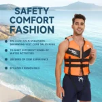 Рятувальний жилет HISEA, XL регульований для водних видів спорту помаранчевий