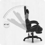 Ігрове крісло Cabro C501 Чорно-сіре тканина - Зображення 7