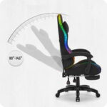 Ігрове крісло Cabro C501 світлодіодне чорне-тканина - Зображення 7