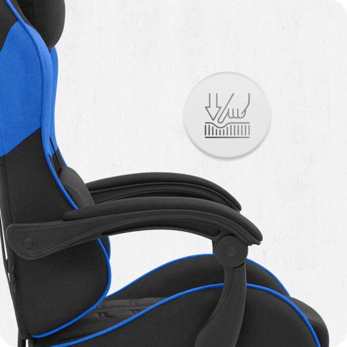 Ігрове крісло Cabro C501 Чорно-синє тканина - Зображення 8