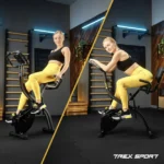 Магнітний складаний велотренажер Trex Sport Xbike PYRO TX-360XB чорного кольору - Зображення 8