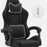 Ігрове крісло Cabro C501 чорне-тканина - Зображення 7