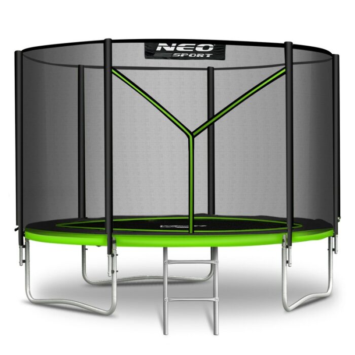 Батут Neo-Sport 8ft 252 см з NS-08z231 Драбинка і Захисна Сітка Зовнішня - Зображення 1