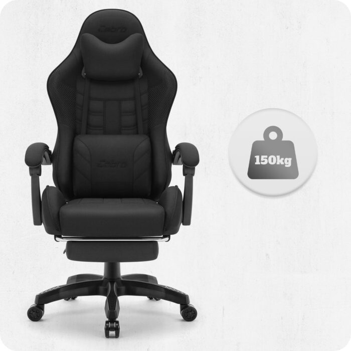 Ігрове крісло Cabro C501 чорне-тканина - Зображення 9