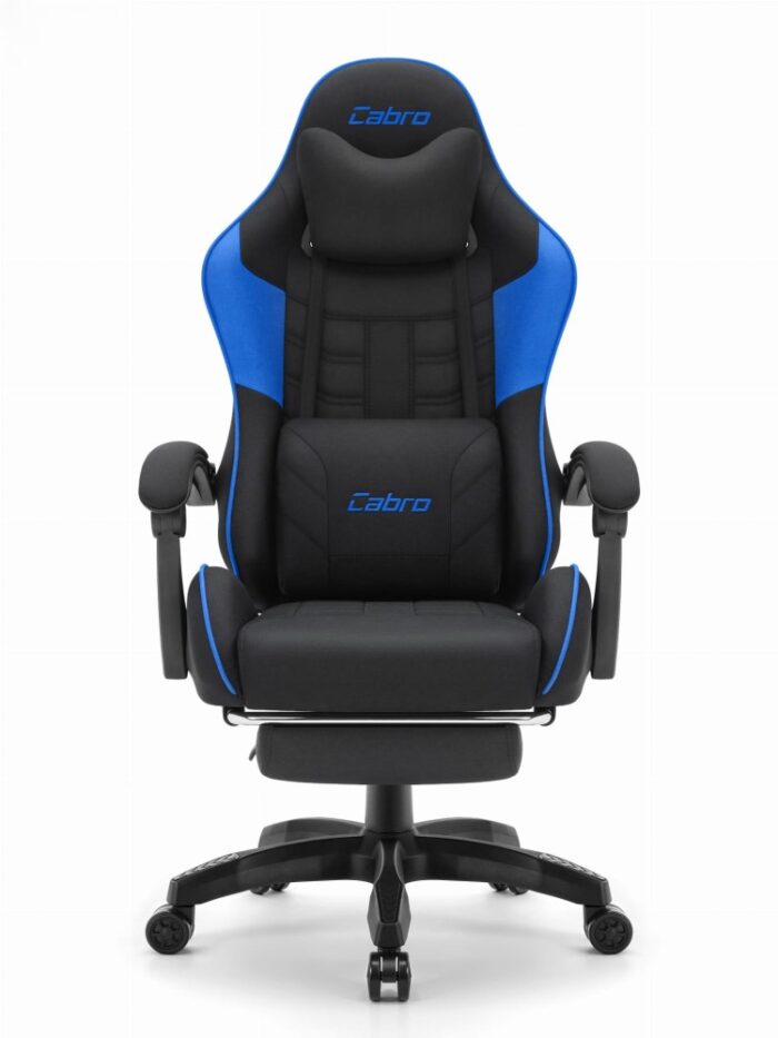 Ігрове крісло Cabro C501 Чорно-синє тканина - Зображення 2