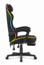 Ігрове крісло Cabro C502 світлодіодне чорне-тканина - Зображення 3