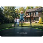 Батут Neo-Sport 8ft 252 см з NS-08z231 Драбинка і Захисна Сітка Зовнішня - Зображення 8