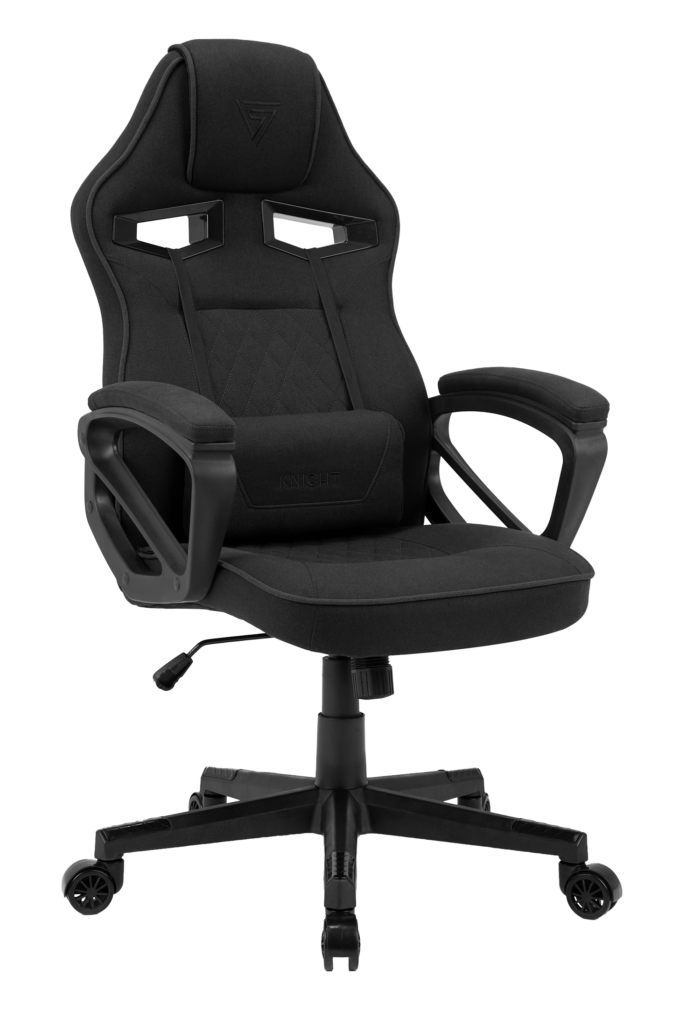 Ігрове крісло Sense7 Knight, чорна тканина - Зображення 2