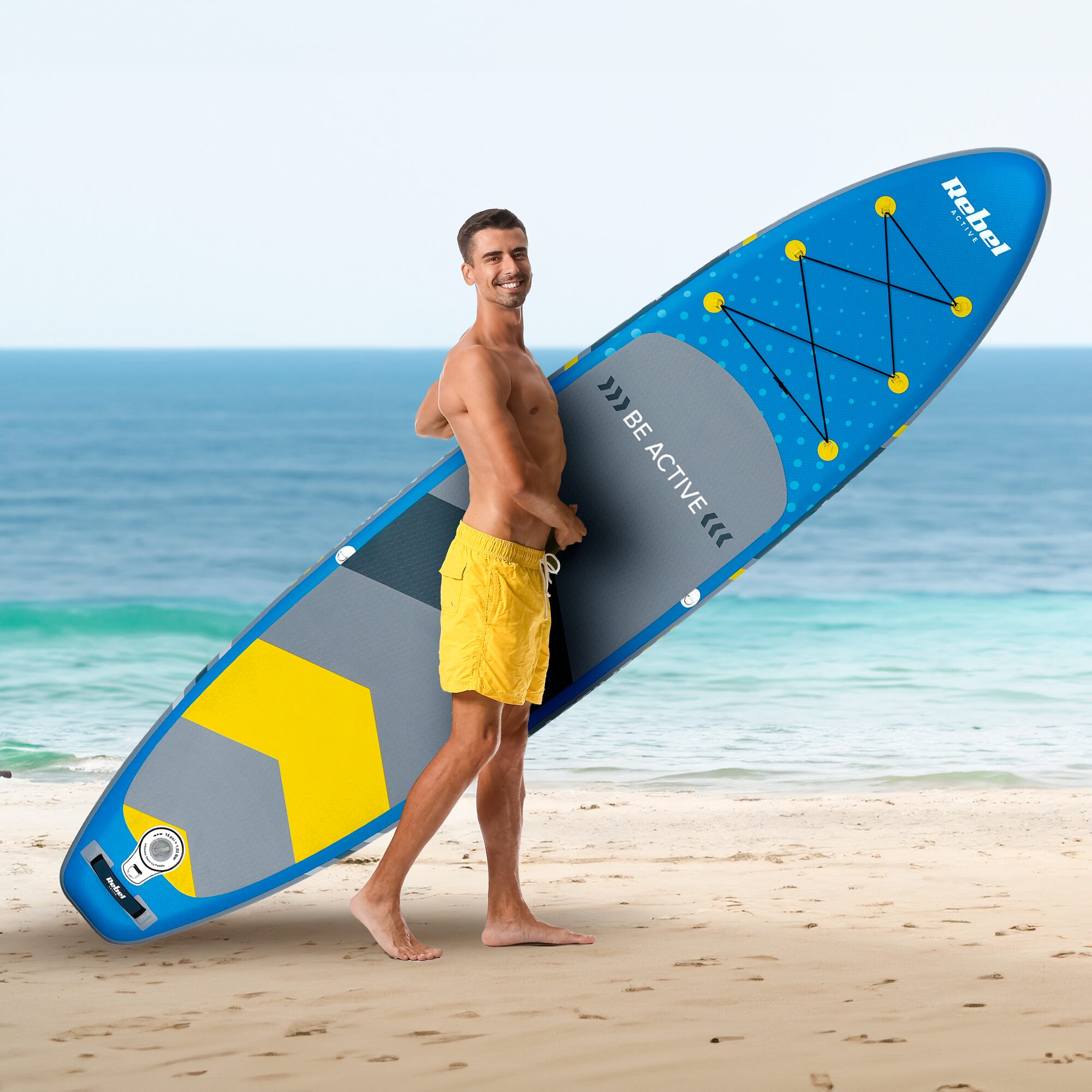 SUP дошка Rebel Active RBA-4501-BL 350 см - Зображення 13