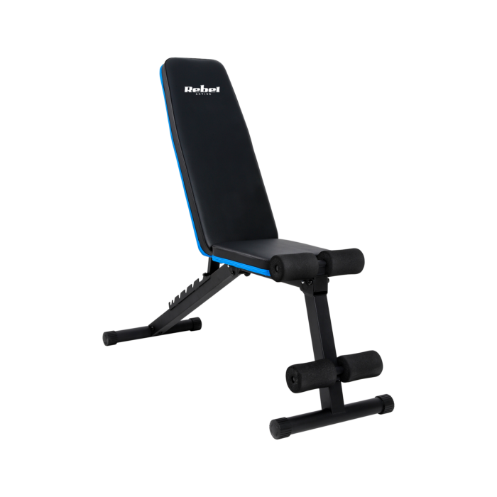Похила тренажерна лава REBEL ACTIVE з фіксатором ніг RBA-2002 - Зображення 1