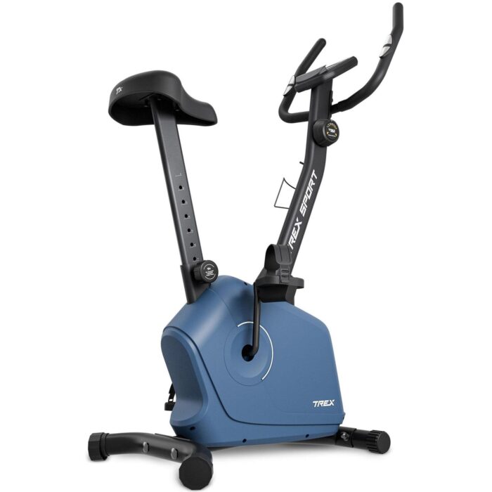 Велотренажер Trex Sport TX-380MB RIGON з магнітним механізмом, темно-синій - Зображення 1