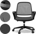 Офісний стілець SENSE7 Sopty чорного кольору - Зображення 7