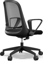 Офісний стілець SENSE7 Sopty чорного кольору - Зображення 9