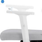 Офісне крісло SENSE7 Veno білого кольору - Зображення 6