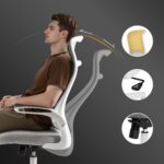 Офісний стілець SENSE7 Revo сірого кольору - Зображення 5