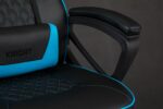 Ігрове крісло Sense7 Knight, чорно-синє шкіра - Зображення 9