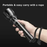 Ліхтарик LED SMILING SHARK M90 22 см для дайвінгу