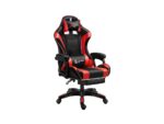 Геймерське крісло Ekspand FG02, чорно-червоне екошкіра