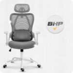 Офісне крісло CABRO C507 сіро-біла тканина - Зображення 8